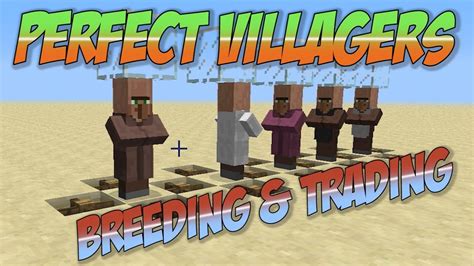 I feed them tons of bread. Minecraft: Villager Trading & Breeding - Perfect Villagers ...