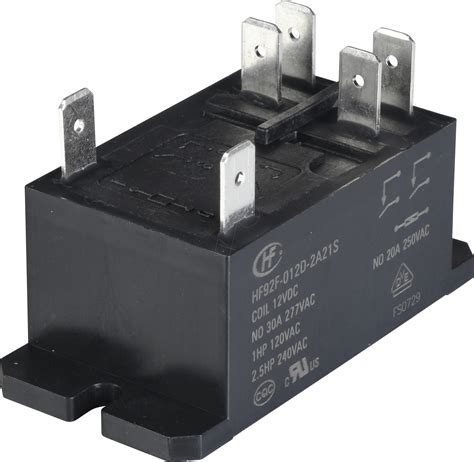 Hf92f 012d 2a Mini High Power Relay 12v 2no 30a Sealed At Reichelt