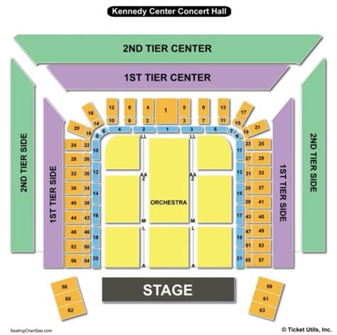 Kennedy Center Opera House Seating Chart With Numbers Cabinets Matttroy