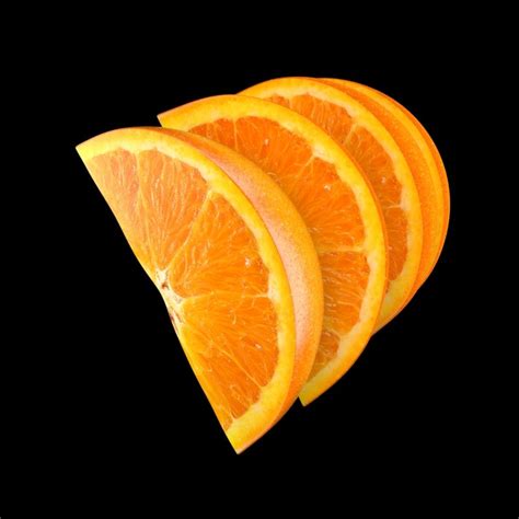 Orange Slice 3d Model In Fruit 3dexport