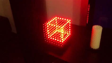 Led Cube 8x8x8 In Action Demo Youtube