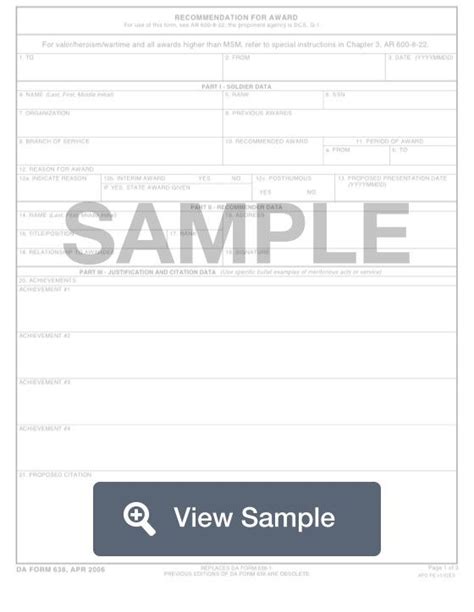 Fillable Da Form 638 Fillable Da Form 638 Free Pdf And Word Samples