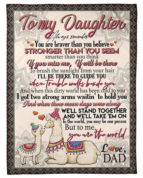 a to my dear daughter never forget that i love you sherpa fleece blanket in 2021 dear daughter