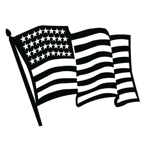 Black And White American Flag Clipart Free Download On Clipartmag