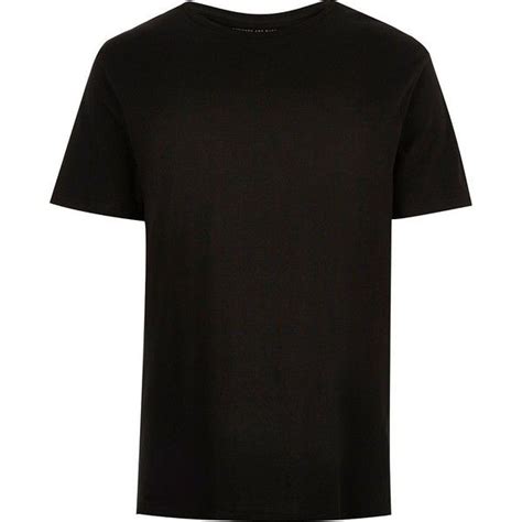 Black Plain Short Sleeve T Shirt Mens Tall Shirts Mens Cotton T
