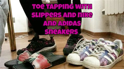 Toe Tapping With Slippers And Sneakers On Parquet Misscutefeet Italy Clips4sale
