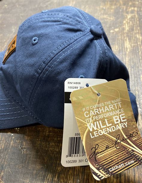 Carhartt Mens Moisture Wicking Fast Dry Ashland Cap Blue Ebay