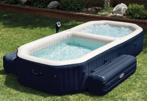 intex purespa bubble hot tub and pool set
