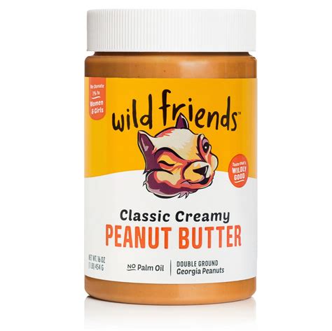 Wild Friends Classic Creamy Peanut Butter 16 Oz