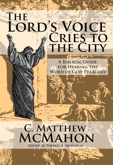The Lords Voice Cries To The City A Biblical Guide For Hearing The
