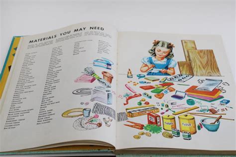 1950s Vintage Giant Golden Book Mccalls Make It Book Crafts Party