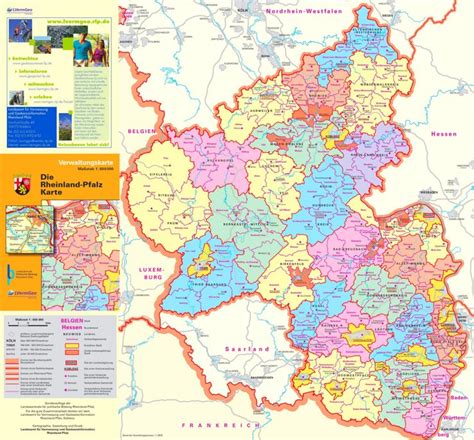 Rheinland Pfalz Politische Karte