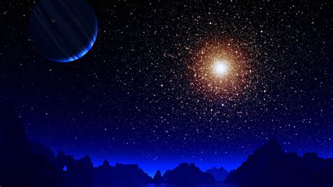 2048x1152 Blue Night Moon Stars Earth 4k 2048x1152 Resolution Hd 4k