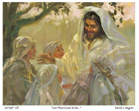 Jesus With Children Religious Paintings