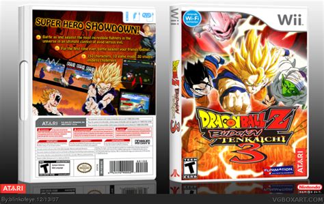 Dragon ball z budokai tenkaichi 3 wii. DragonBall Z Budokai Tenkaichi 3 Wii Box Art Cover by ...