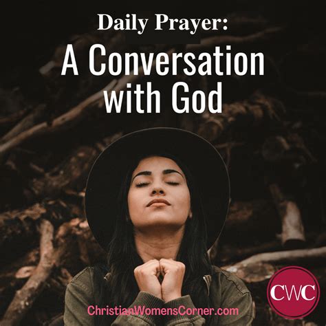 Daily Prayer A Conversation With God