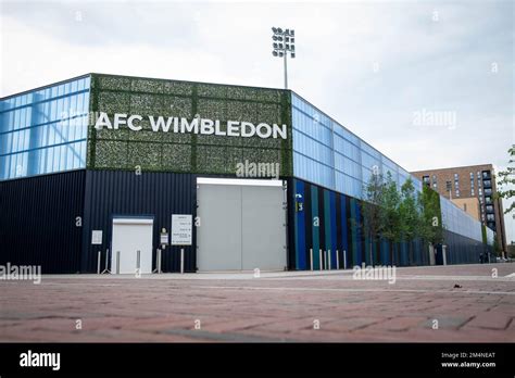 London September 2022 Afc Wimbledon Stadium On Plough Lane In Merton