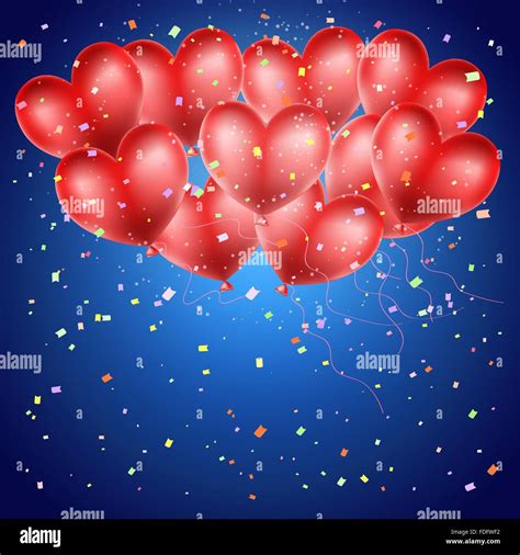 Celebration Balloons Confetti Hi Res Stock Photography And Images Alamy