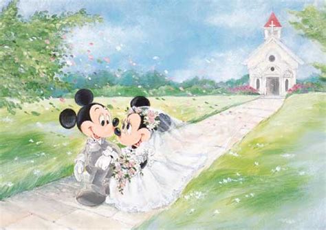 D 108 841 Tenyo Disney Mickey And Minnie Mouse Church Wedding