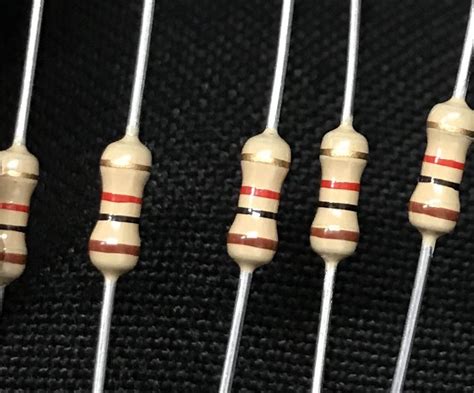 What Type Of Resistors Are These 4 Bands Brown Black Red Gold