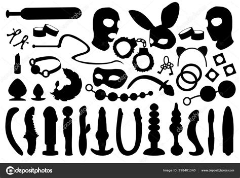 Cute Sex Toy Set Vibrators Stock Vector Image By ©annanefer661 298401340