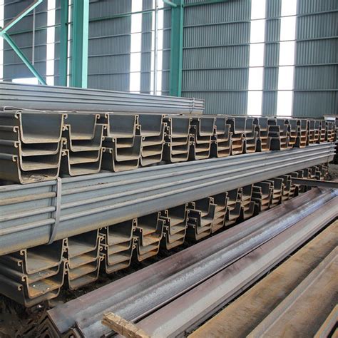 Factory Price Z Type Type 3 Type 2 6m 9m 12m U Shaped Steel Sheet Pile