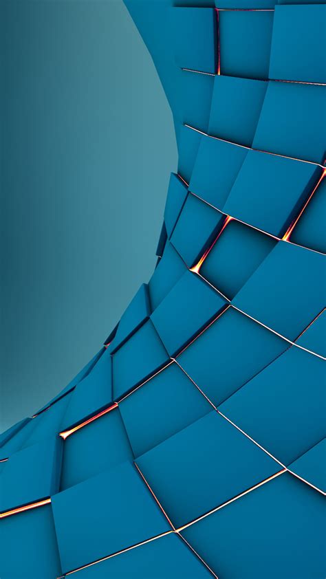 These wallpapers look equally stunning on every device. 3D Squares Abstract Render Android Wallpaper free download