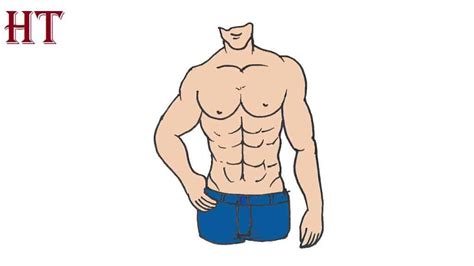 How To Draw A Male Torso Step By Step