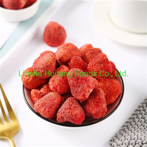 Asian Factory Bulk Wholesale Freeze Dried Strawberries Frozen Fruits