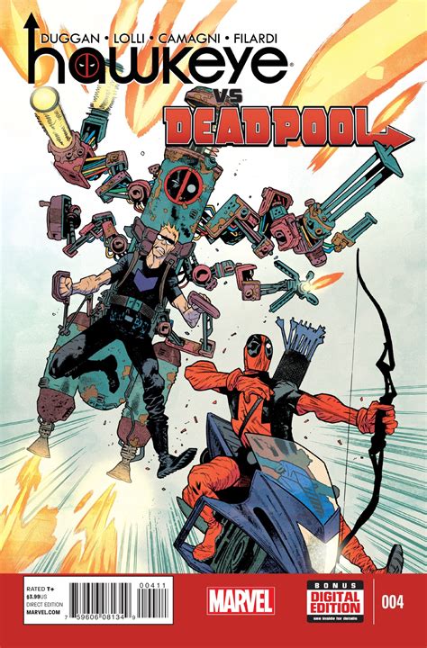 Hawkeye Vs Deadpool Vol 1 4 Marvel Database Fandom