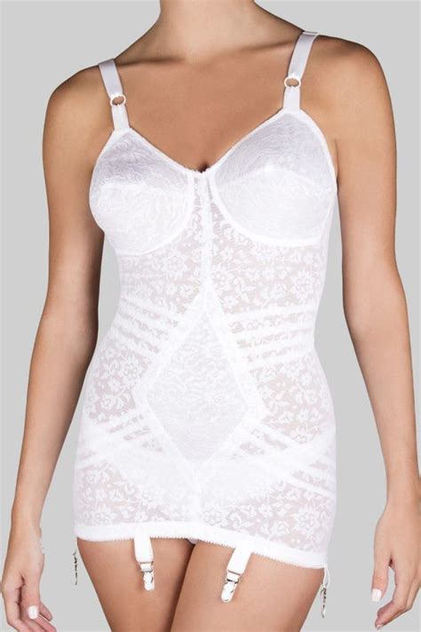 White Rago 9357 Open Body Briefer Extra Firm Shapewear Body Briefer