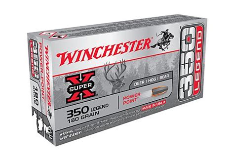 Winchester 350 Legend Super X 180gr Power Point Smileys Armory