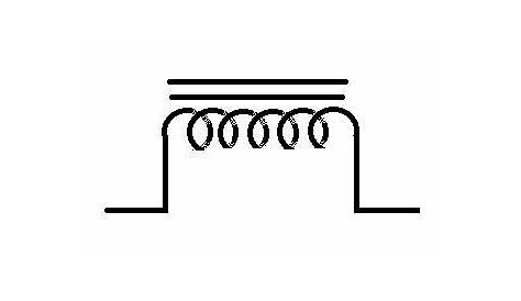 air core inductor schematic symbol