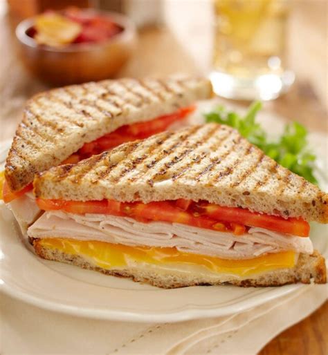 Grilled Cheese Turkey And Tomato Sandwiches Pillers