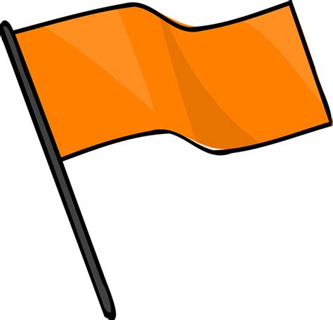 Orange Flag Wind · Free Vector Graphic On Pixabay