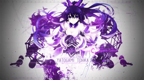 Wallpaper Illustration Anime Girls Date A Live Purple Yatogami My Xxx