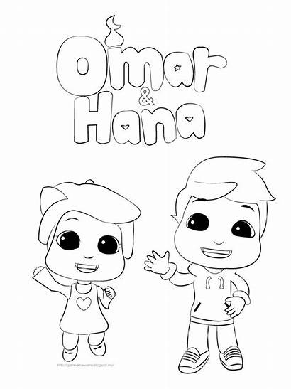 Hana Omar Mewarna Gambar Kartun Dan Colouring