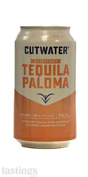 Cutwater Spirits Grapefruit Paloma Usa Rtd Review Tastings