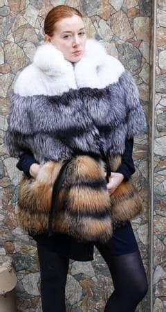 Marc Kaufman Furs Presents A White Silver Fox Fur And Cross Red Fox Fur Stroller From Marc