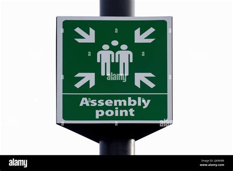 Safety Assembly Point Sign Hi Res Stock Photography And Images Alamy