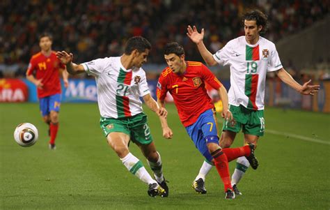 Spain and portugal share a history of quite a few games against each other. David Villa, Tiago, Ricardo Costa - David Villa Photos - Spain v Portugal: 2010 FIFA World Cup ...
