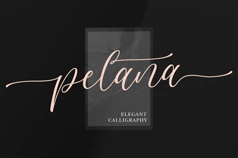 Pelana Modern Calligraphy Script Font Download Fonts