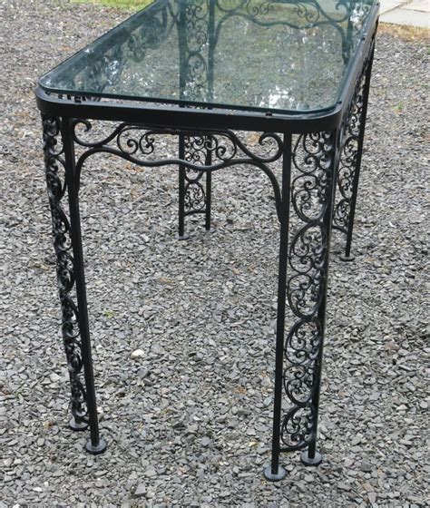 We're in the middle of a heat wave. Woodard Andalusian Pattern Console, Server Vintage Patio ...
