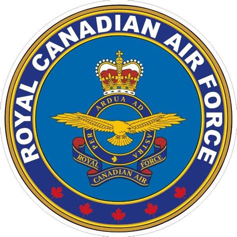 Royal Canadian Air Force Rcaf Decalsbumper Stickerslabels By Miller