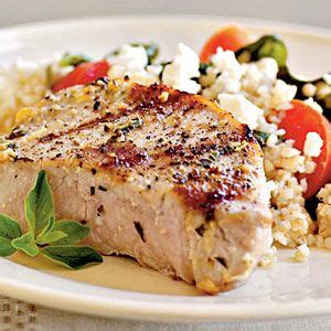 A quick sear, then finishing them in the oven, produces reliably juicy chops. 44 Healthy Pork Chop Dinners You Can Make Tonight | Pork ...