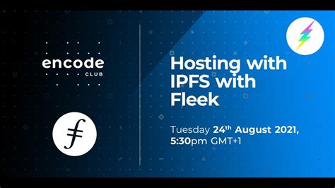 Hosting With Ipfs With Fleek Youtube