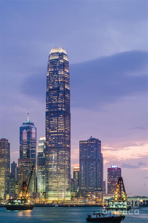 Ifc Tower In Hong Kong Skyline Photograph By Tuimages