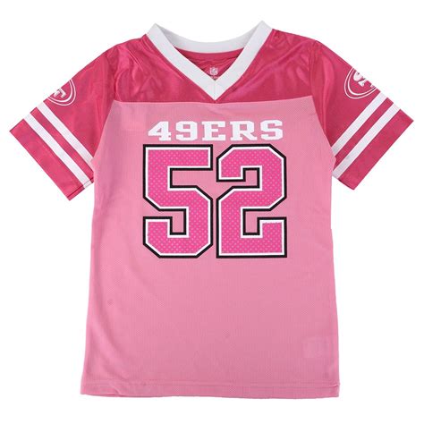 Nfl Mid Tier Replica Pink Toddler Youth Jersey Collection Girls Sizes