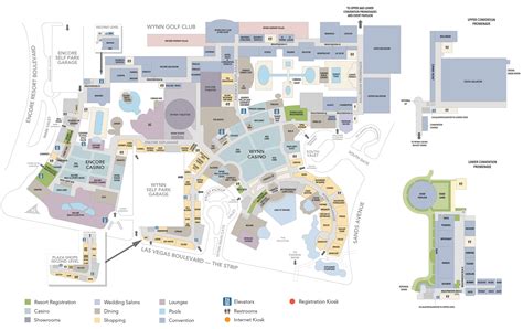 Use our map of las vegas to easily create your personal routes to city's most popular points of interest. Encore Casino Property Map & Floor Plans - Las Vegas