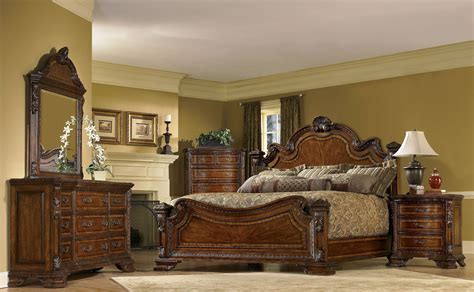 Old World Estate Bedroom Set From Art 143155 Coleman Furniture
